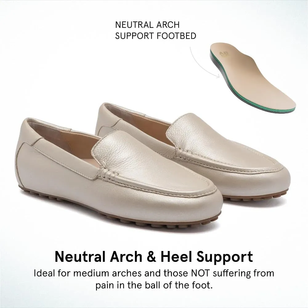 ABEO Harbor Womens Loafers | Arch Support Loafers for Women | Dress Shoes Women | Built-in Orthtotic Insole
