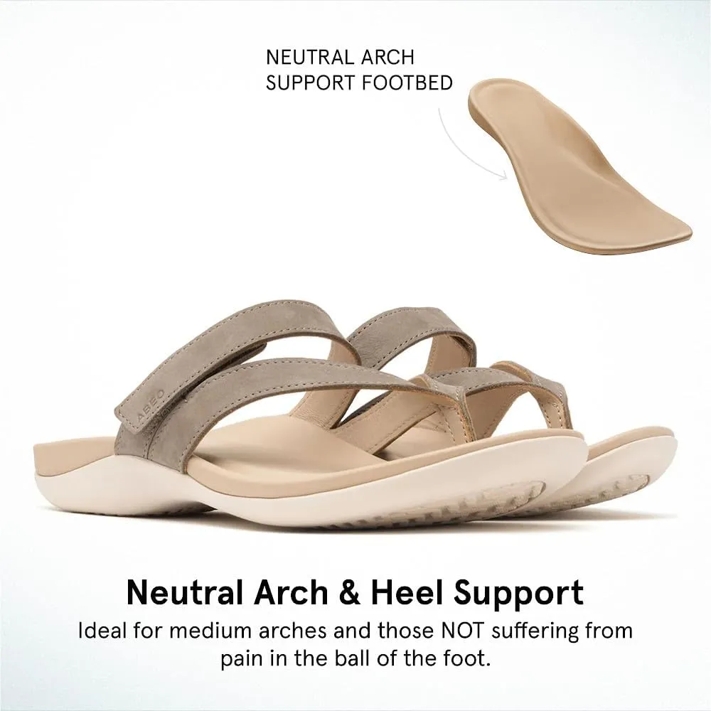 ABEO Oasis Thong Sandals For Women | Arch Support Sandals | Built-In Orthotic Insole | Plantar Fasciitis Pain Relief