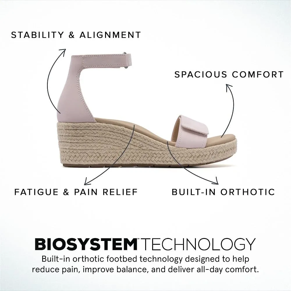 ABEO Riviera Ankle Sandals For Women | Arch Support Sandals Women's | Wedge Sandals For Women | Built-In Orthotic Insole