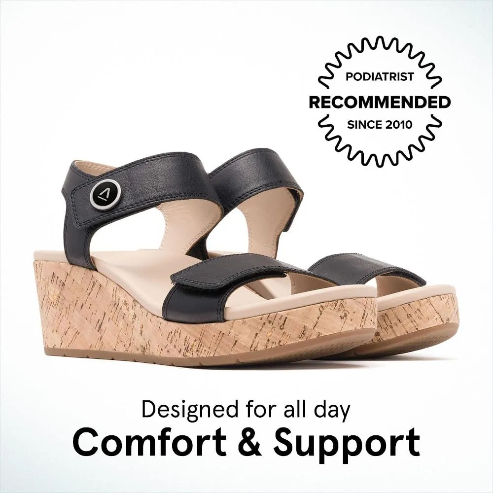 ABEO Riviera Strap Sandals For Women | Arch Support Sandals Women's | Ball of Foot Pain Relief | Built-In Metatarsal Pads Women | Ball Of Foot Cushions for Women