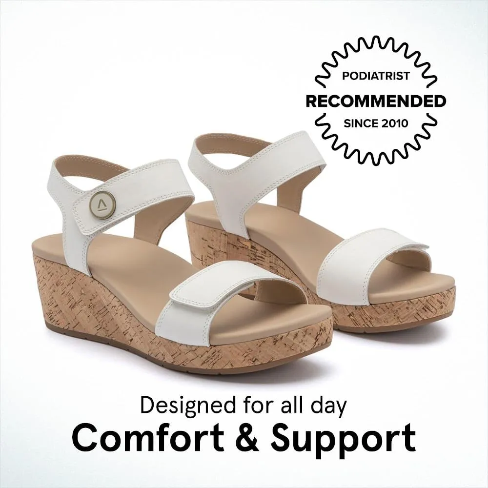 ABEO Riviera Strap Sandals For Women | Arch Support Sandals Women's | Ball of Foot Pain Relief | Built-In Metatarsal Pads Women | Ball Of Foot Cushions for Women