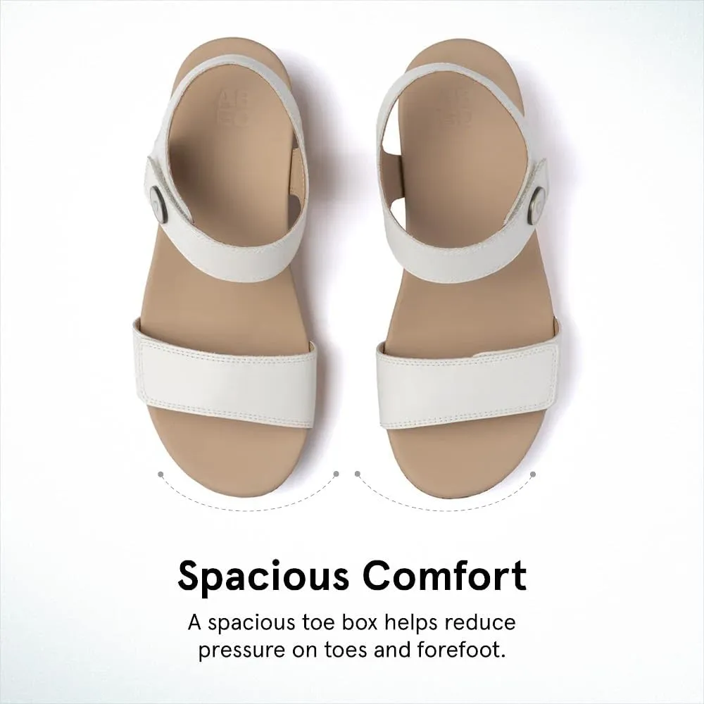 ABEO Riviera Strap Sandals For Women | Arch Support Sandals Women's | Ball of Foot Pain Relief | Built-In Metatarsal Pads Women | Ball Of Foot Cushions for Women