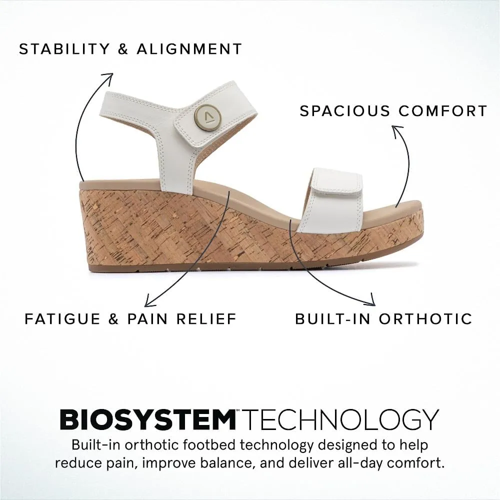 ABEO Riviera Strap Sandals For Women | Arch Support Sandals Women's | Ball of Foot Pain Relief | Built-In Metatarsal Pads Women | Ball Of Foot Cushions for Women