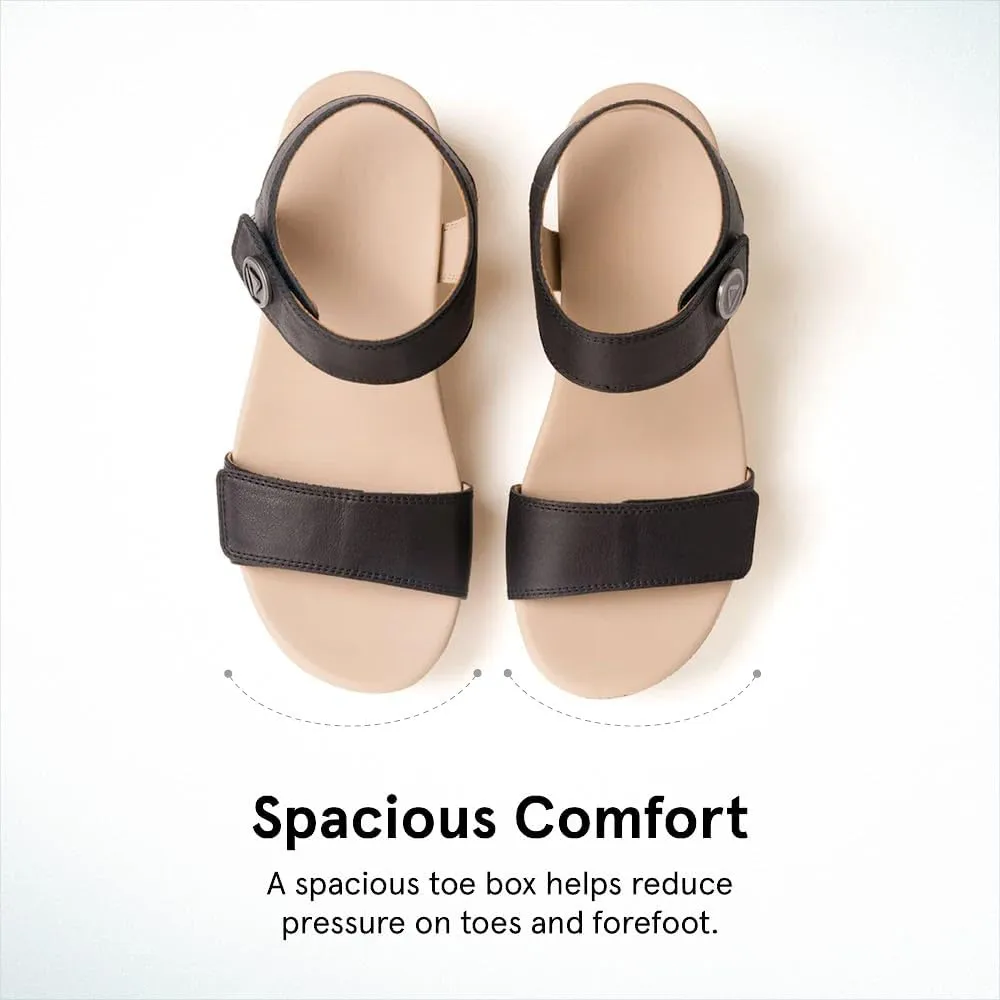ABEO Riviera Strap Sandals For Women | Arch Support Sandals Women's | Ball of Foot Pain Relief | Built-In Metatarsal Pads Women | Ball Of Foot Cushions for Women
