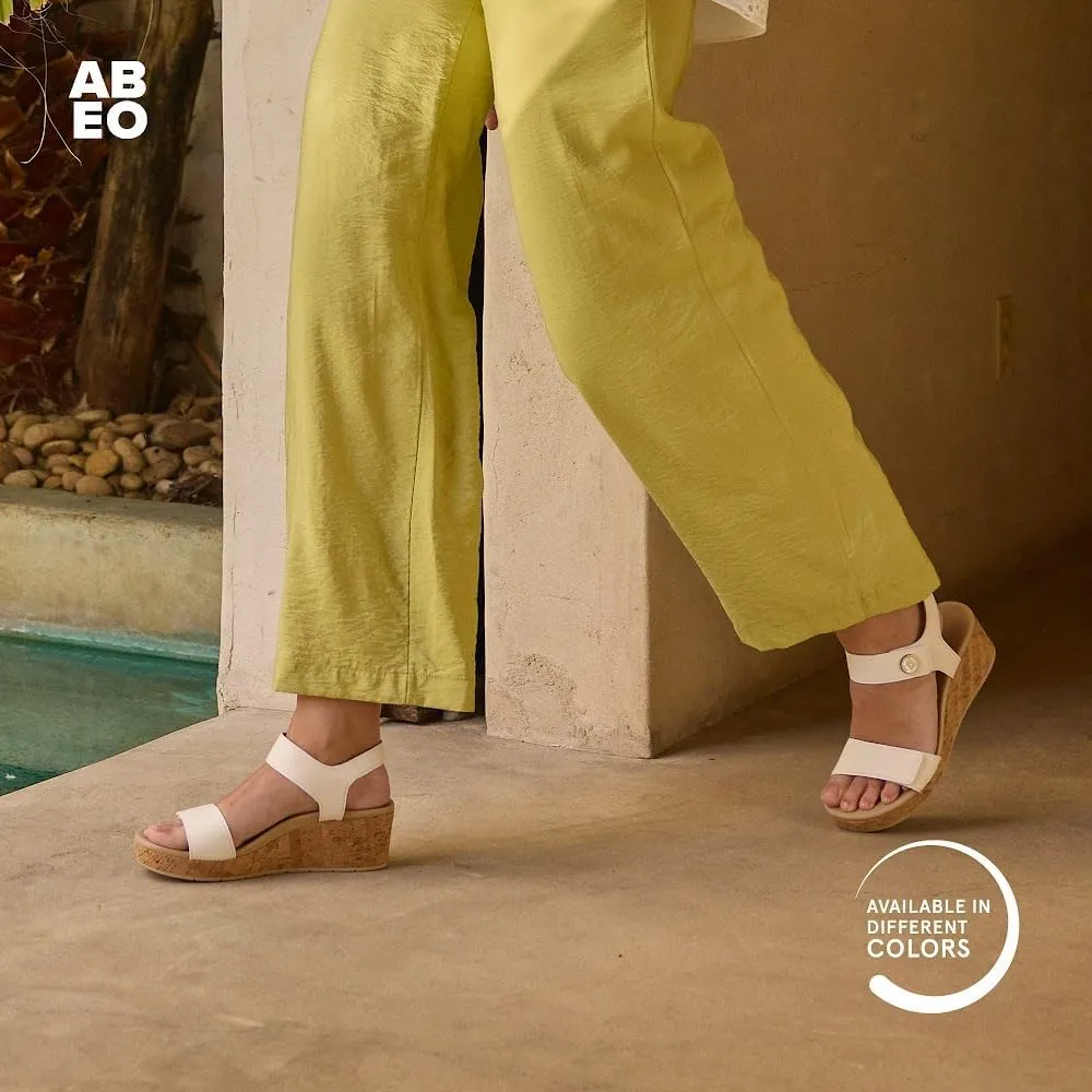 ABEO Riviera Strap Sandals For Women | Arch Support Sandals Women's | Ball of Foot Pain Relief | Built-In Metatarsal Pads Women | Ball Of Foot Cushions for Women