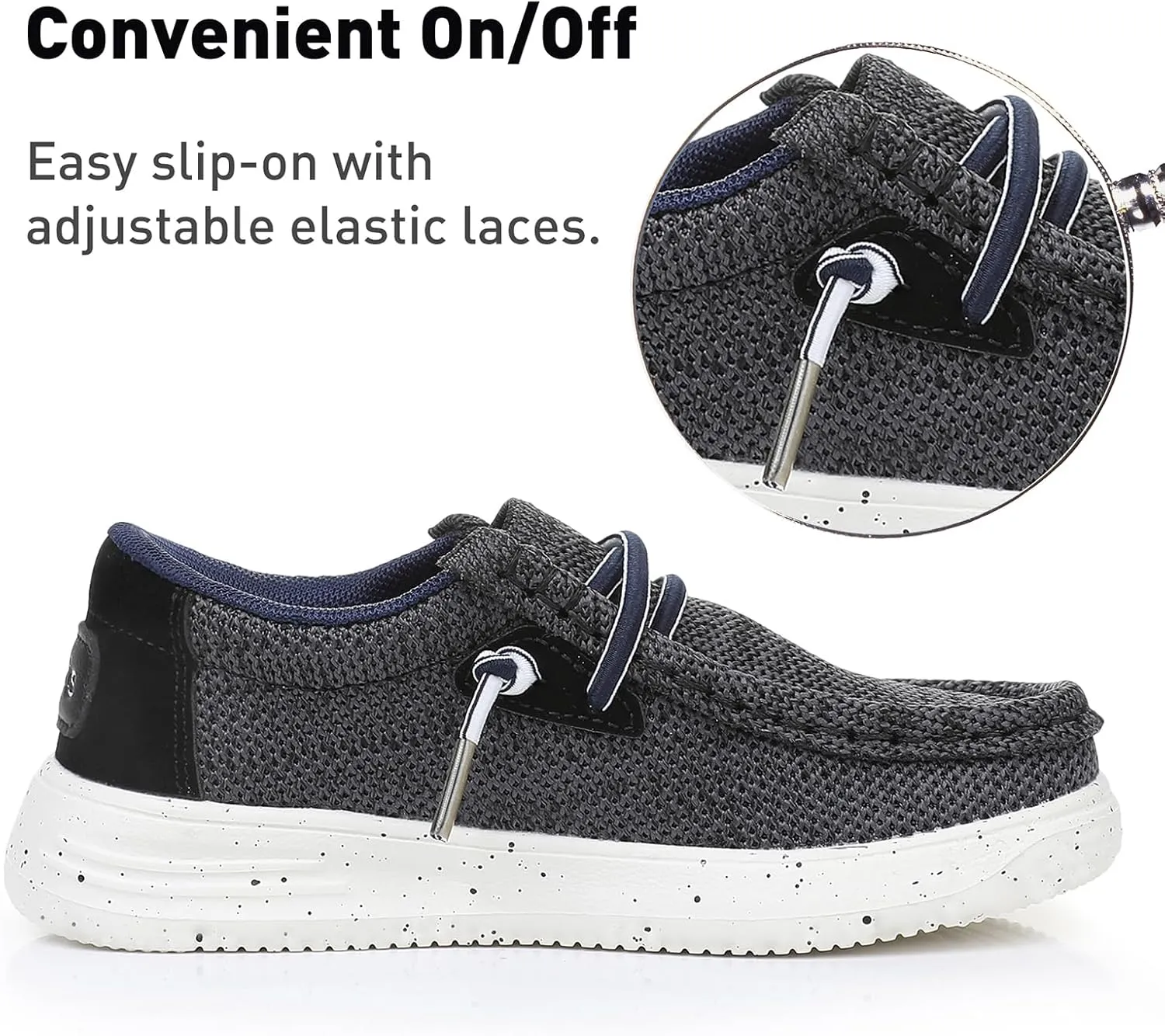 Ahannie Boys Girls Loafers Toddler Kids Slip On Casual Mesh Shoes(Toddler/Little Kid/Big Kid)