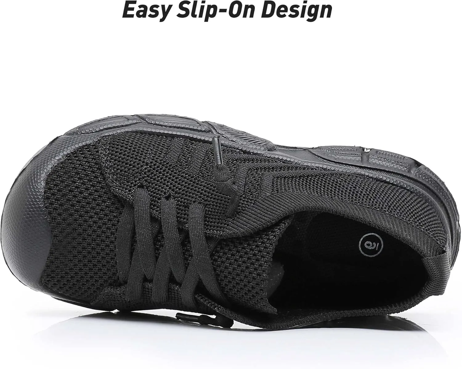 Ahannie Toddler Shoes Boys Girls Sneakers Kids Wide Toe Barefoot Slip-On Breathable Tennis Shoes(Toddler/Little Kid)