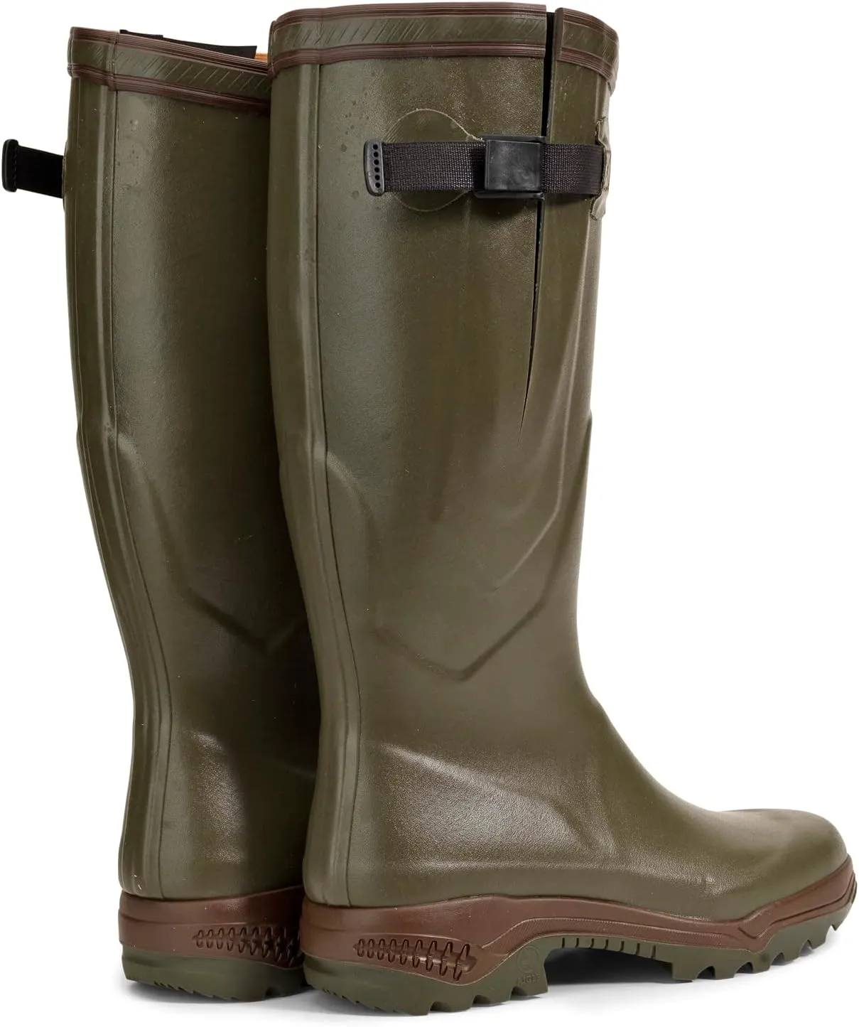 Aigle Mens Benyl M Rubber Brown Boots 10 US