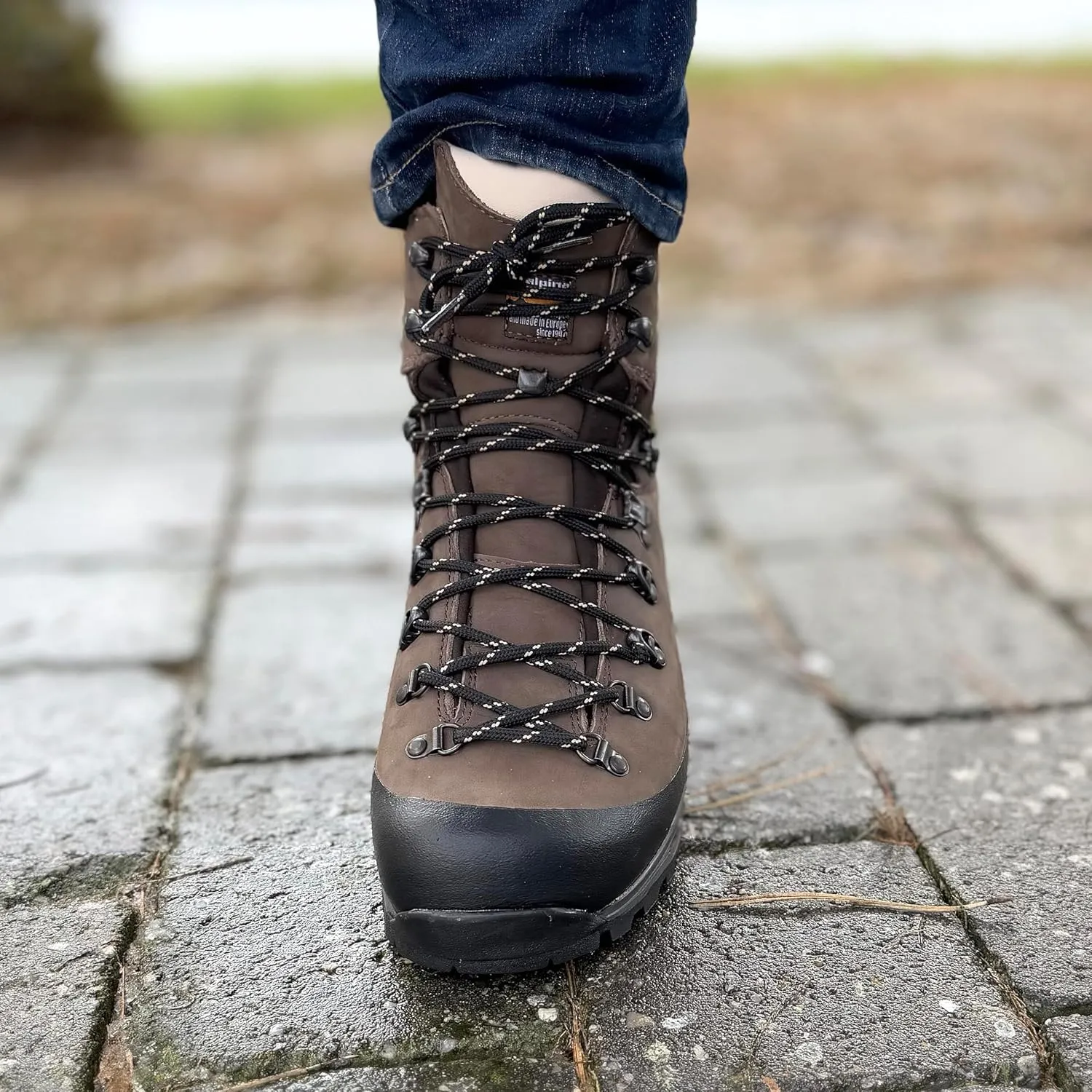 Alpina Nepal Men's Leather Boots | Waterproof Vibram Hiking