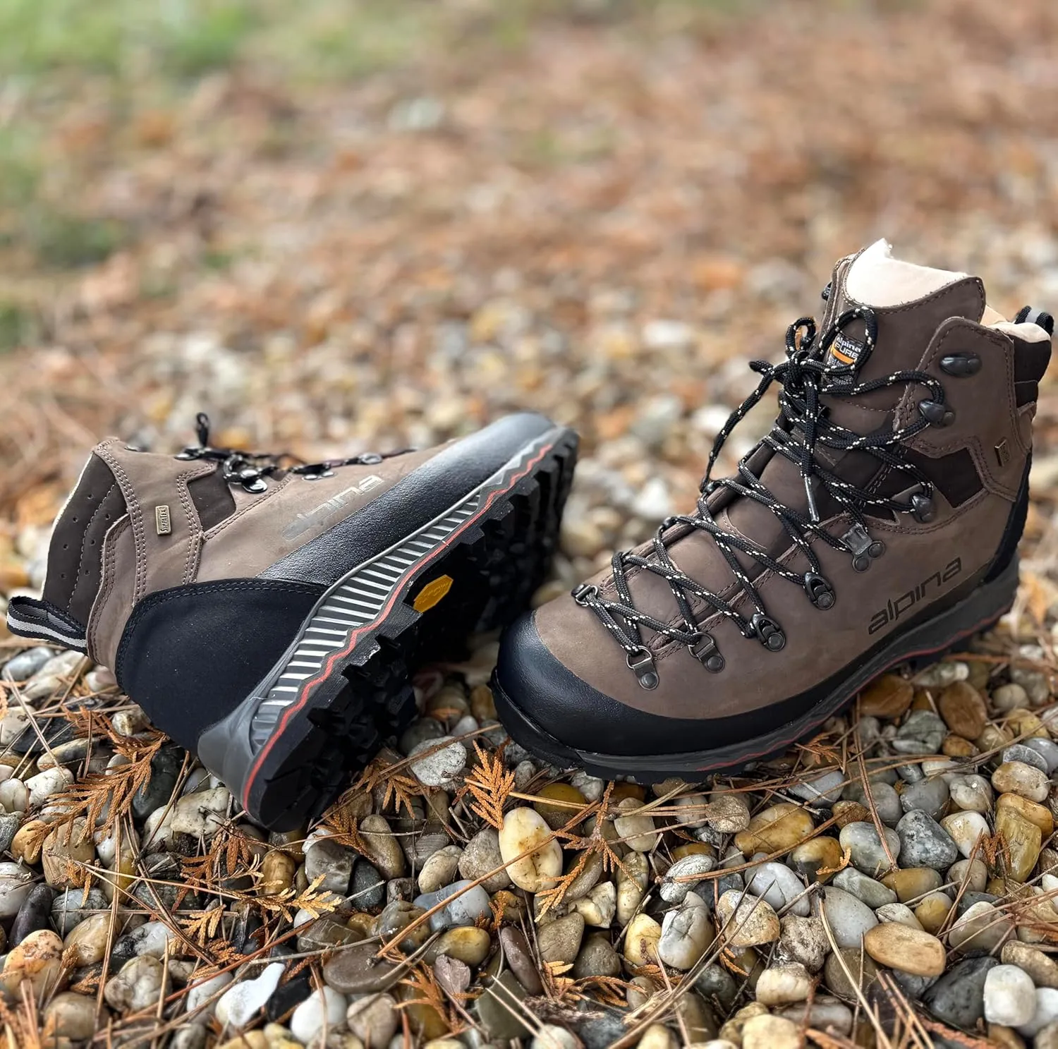 Alpina Nepal Men's Leather Boots | Waterproof Vibram Hiking