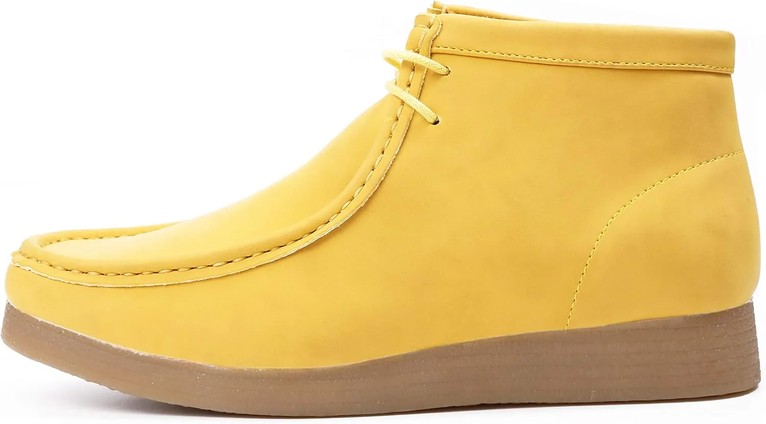 Amali Casual Chukka Boots for Men, High-Top, Lace Up Suede Men's Shoes, Desert Boots with Crepe Rubber Sole