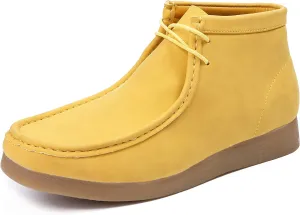 Amali Casual Chukka Boots for Men, High-Top, Lace Up Suede Men's Shoes, Desert Boots with Crepe Rubber Sole