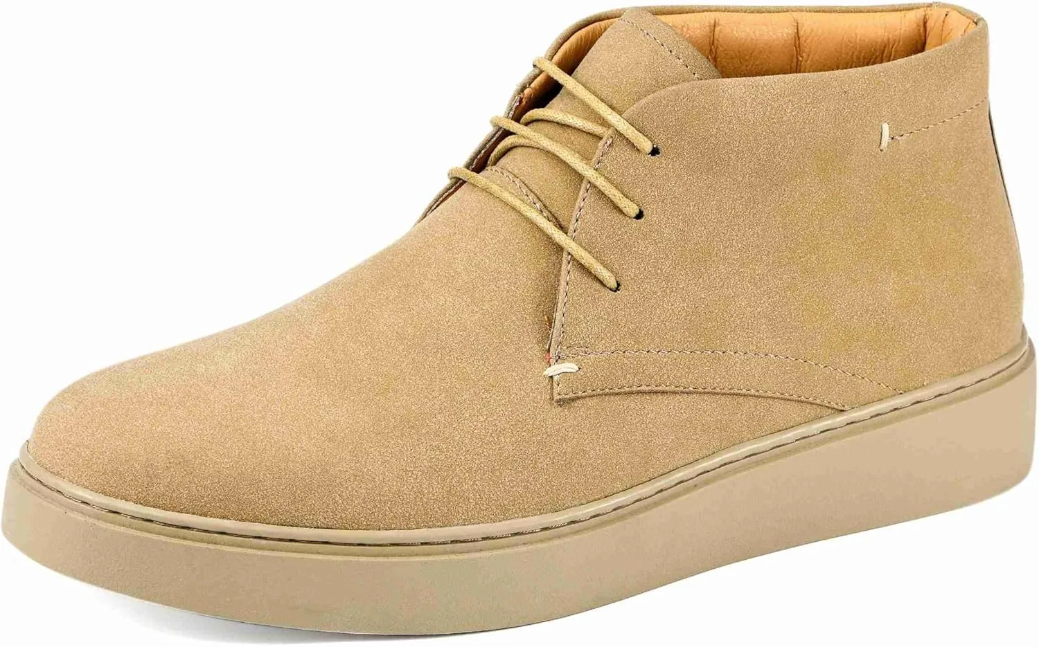 Amali Casual Chukka Boots for Men, High-Top, Lace Up Suede Men's Shoes, Desert Boots with Crepe Rubber Sole