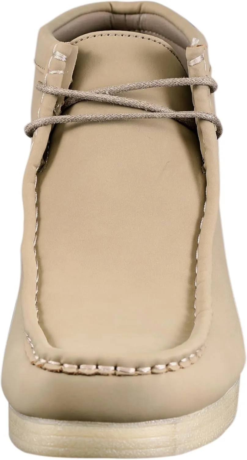 Amali Casual Chukka Boots for Men, High-Top, Lace Up Suede Men's Shoes, Desert Boots with Crepe Rubber Sole