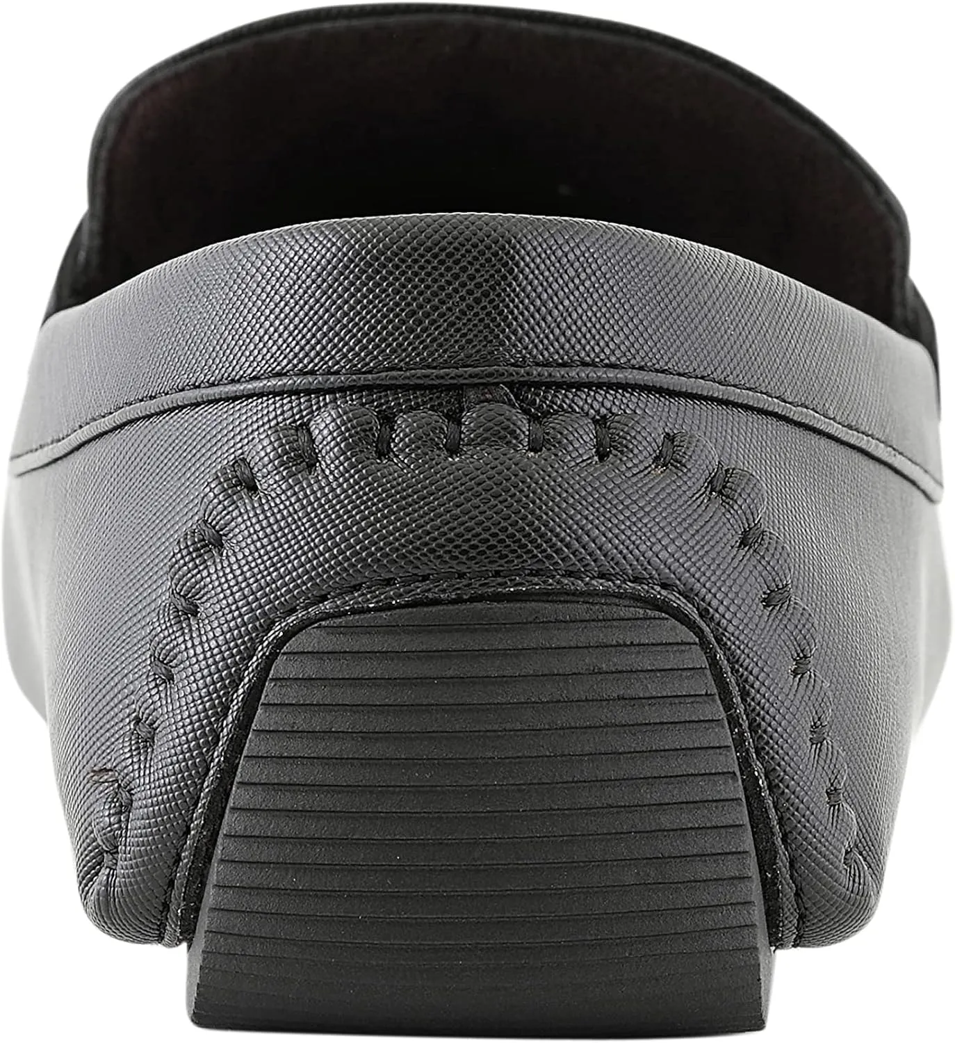 Amali Driving Moccasins, Faux Leather with Enamel Horse-Bit Ornament & Soft Lining, Comfortable & Stylish Mens Dress Loafers for Everyday Wear