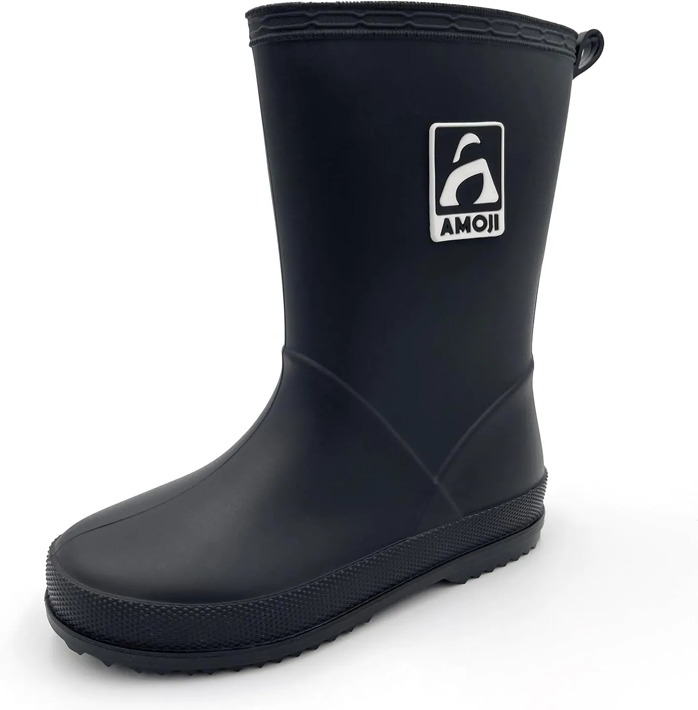 Amoji Kid Rain Boots Boy Rubber Waterproof Garden Boots JT6513