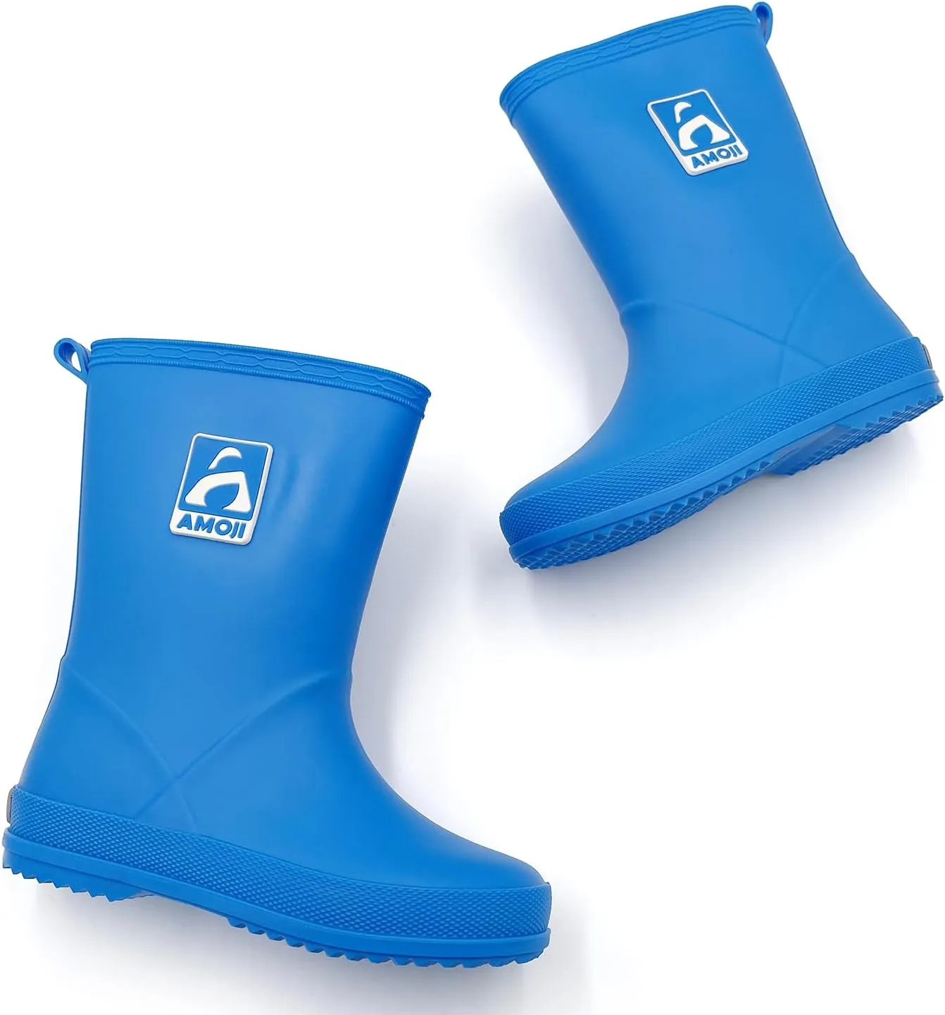 Amoji Kid Rain Boots Boy Rubber Waterproof Garden Boots JT6513