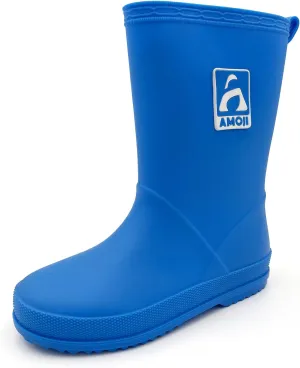 Amoji Kid Rain Boots Boy Rubber Waterproof Garden Boots JT6513