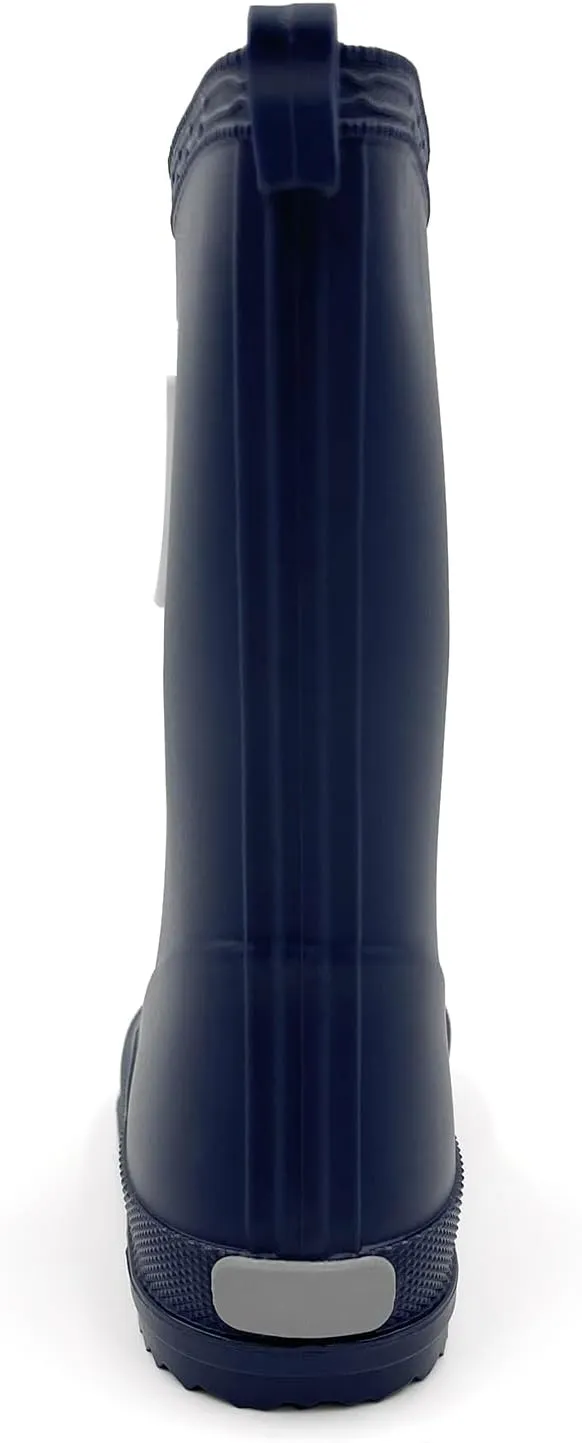 Amoji Kid Rain Boots Boy Rubber Waterproof Garden Boots JT6513
