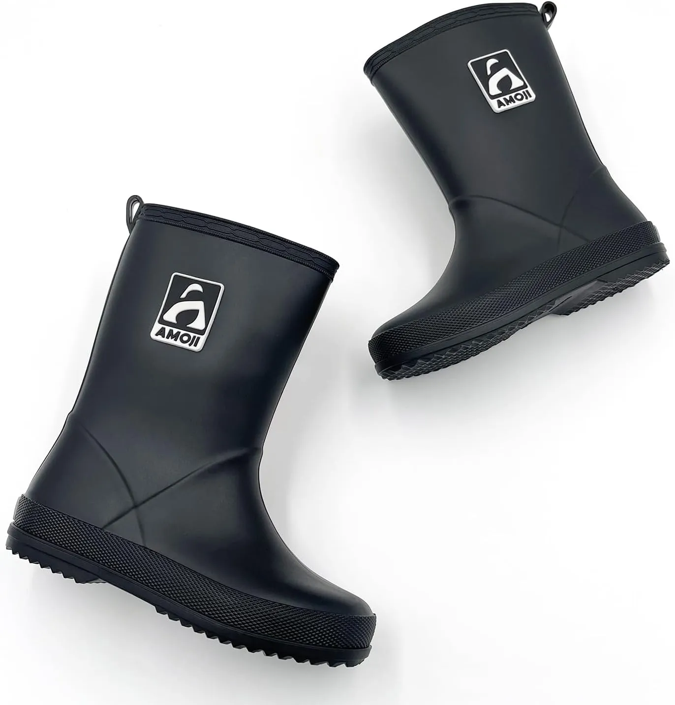 Amoji Kid Rain Boots Boy Rubber Waterproof Garden Boots JT6513