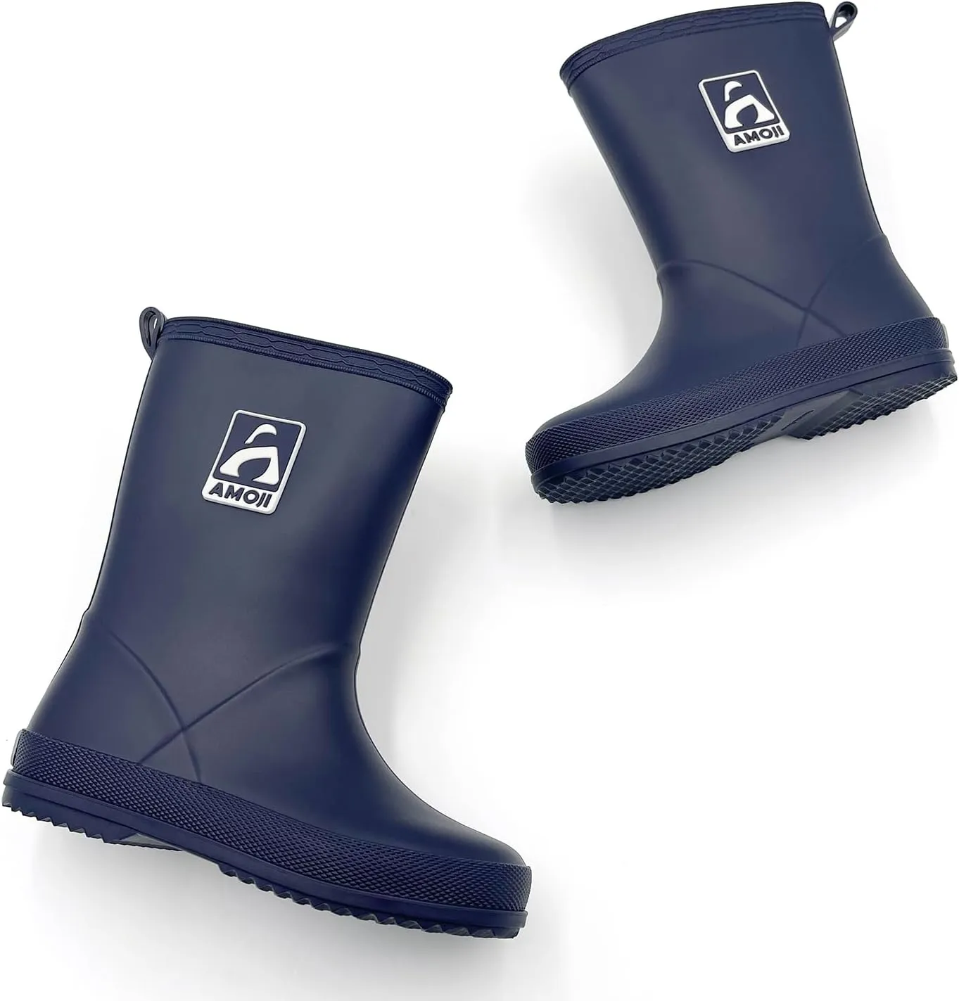 Amoji Kid Rain Boots Boy Rubber Waterproof Garden Boots JT6513