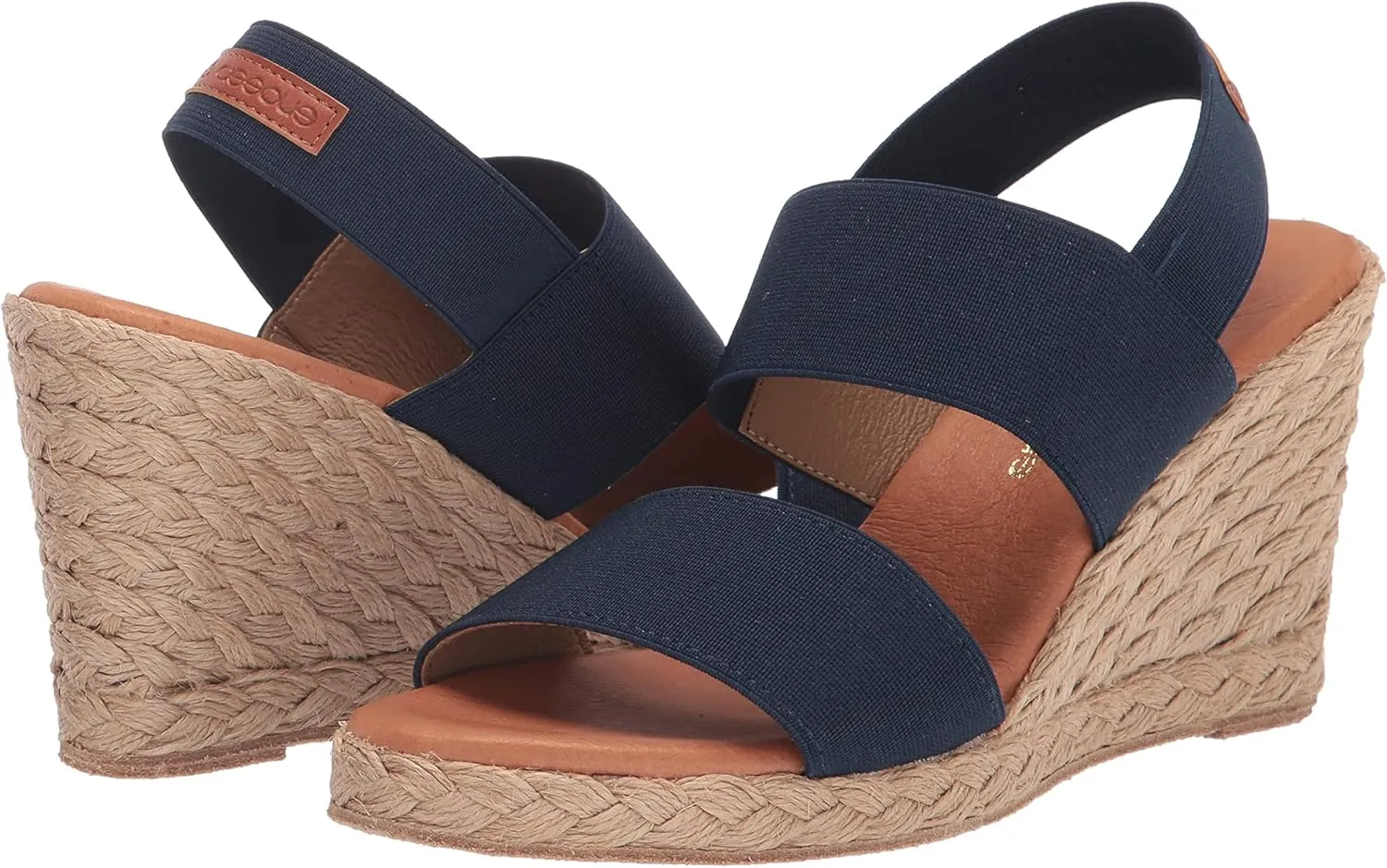 André Assous Women's Allison Espadrille Open Toe Wedge Sandal