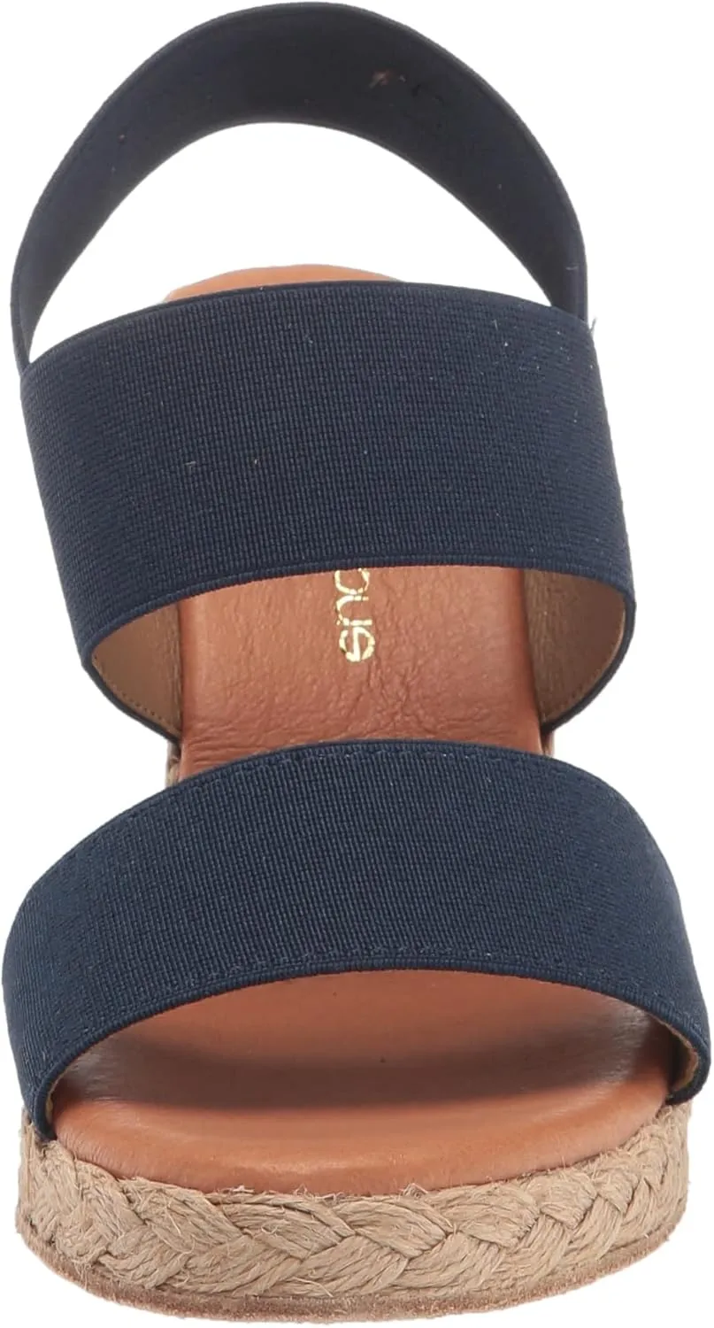 André Assous Women's Allison Espadrille Open Toe Wedge Sandal
