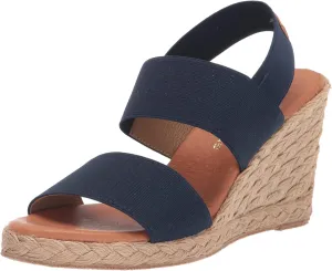 André Assous Women's Allison Espadrille Open Toe Wedge Sandal