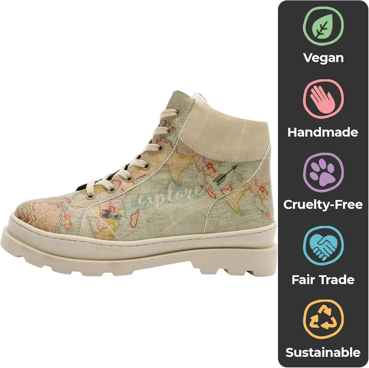 Ankle Boots for Women - Vegan Leather and Handmade Women Booties and Ankle Boots,