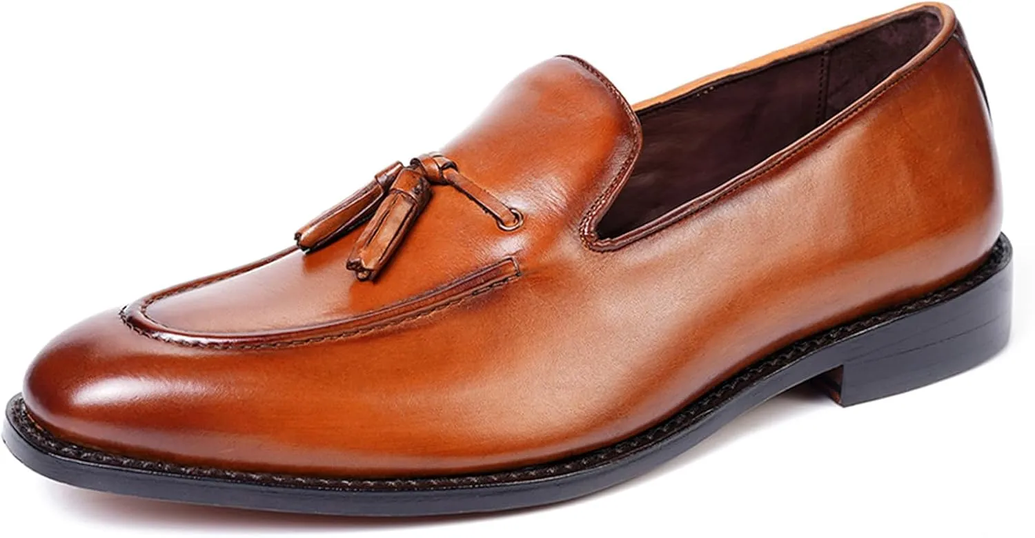 Anthony Veer Kennedy Tassel Loafer for Men | Goodyear Welt Construction | Ortholite Footbed & Recraftable Leather Sole