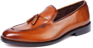 Anthony Veer Kennedy Tassel Loafer for Men | Goodyear Welt Construction | Ortholite Footbed & Recraftable Leather Sole