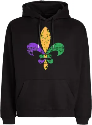 AOBUTE Mens Mardi Gras Hoodie Women St Patricks Sweatshirt Long Sleeve with Pocket