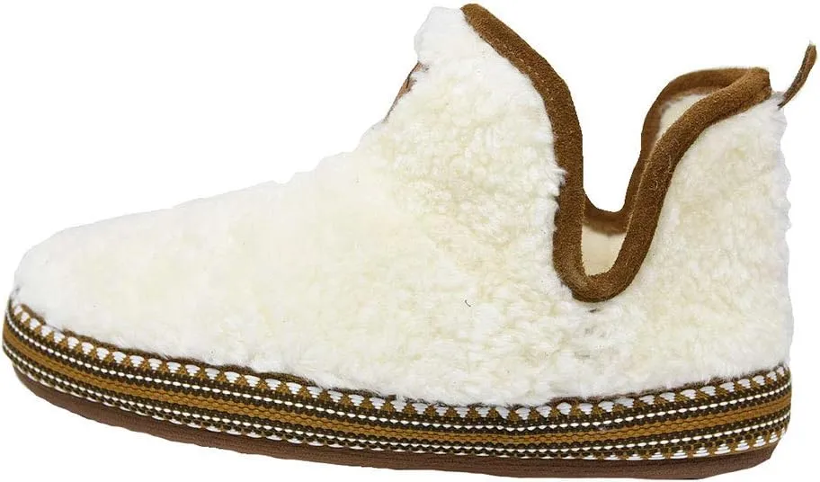 ARIAT Women's Warm Soft Acrylic/Wool Blend Upper Indoor/Outdoor Rubber Bottom Bootie Slippers
