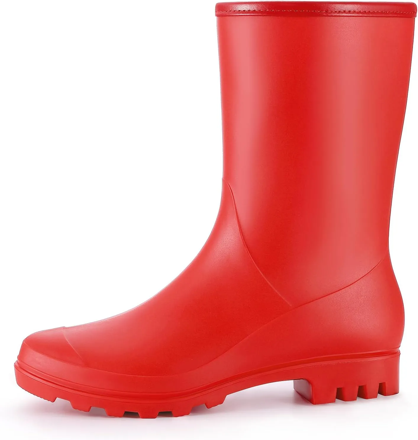 Asgard Women's Mid Calf Rain Boots Waterproof Garden Shoes Slip on Rubber Boots
