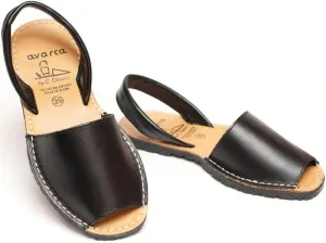 Avarca® Sandals for Men, Handmade Leather, Walking - Exclusively Made in Spain - Light weight, Casual, Minimalist, Outdoor, New Comfort Mens Slide Sandals, 100% Spanish Natural Genuine Leather,