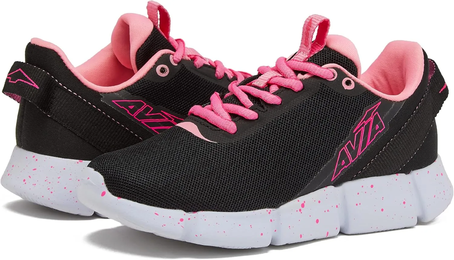 Avia Blitz Girls' Sneakers - Lightweight Tennis, Athletic, Running Shoes for Girls - Little Kid, and Big Kid Sizes 11 to 6