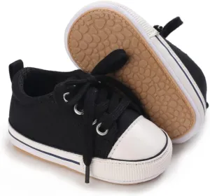 Baby Boys Girls Shoes ​Soft Sole Non-Slip PU Leather Baptism Christening Shoes Infant First Walker Shoes Toddler Crib Shoes Newborn Loafers Flats Shoes