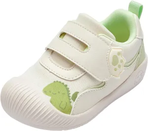 Balabala Toddler Casual Sneakers Unisex Kids Walking Shoes with Hook and Loop, Breathable Cozy and Lightweight