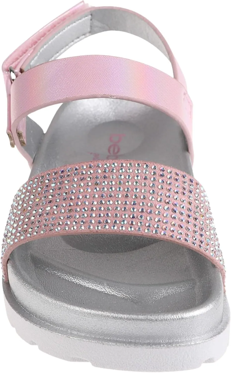 bebe Girls' Sandals - Cute and Sparkly Toddler Girls' Summer Shoes, Perfect Beach Sandals for Toddlers