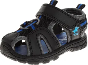 Beverly Hills Polo Club Boy's Athletic Active Sandals Close Toe Sport Summer Shoe