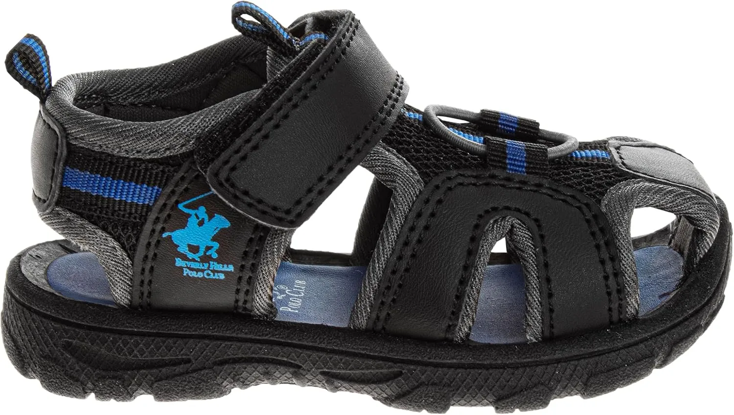 Beverly Hills Polo Club Boy's Athletic Active Sandals Close Toe Sport Summer Shoe