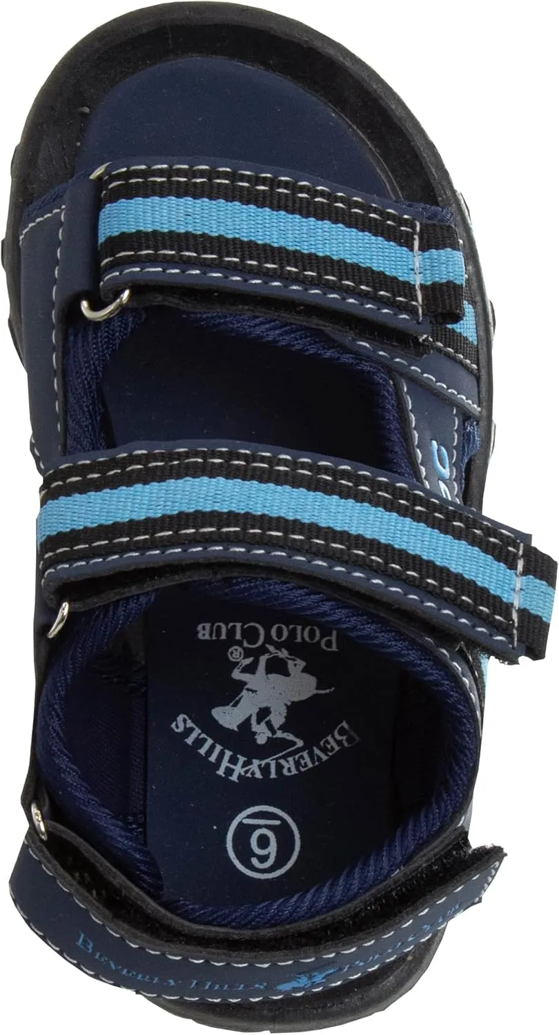 Beverly Hills Polo Club Boy's Sports Active Sandals Open Toe Athletic Summer Shoe