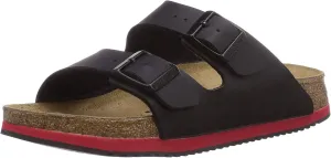Birkenstock Sandals ''Arizona'' from Birko-Flor in Black 48 EU / 17-17.5 Women / 15-15.5 Men
