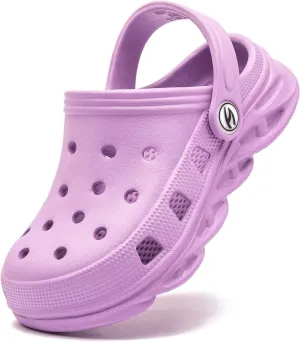 BODATU Boys Girls Garden Clogs Kids Slip On Beach Shoes Children Sandals for Indoor Outdoor