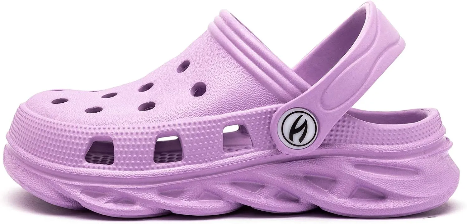 BODATU Boys Girls Garden Clogs Kids Slip On Beach Shoes Children Sandals for Indoor Outdoor