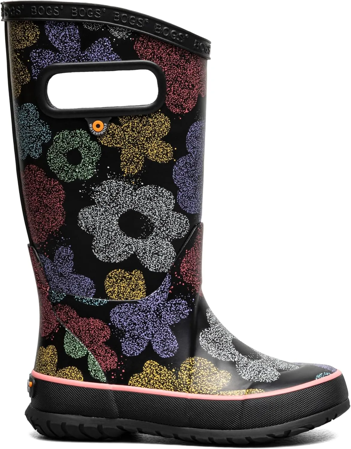 BOGS Rain Boots Airbrush Flowers (Toddler/Little Kid/Big Kid)