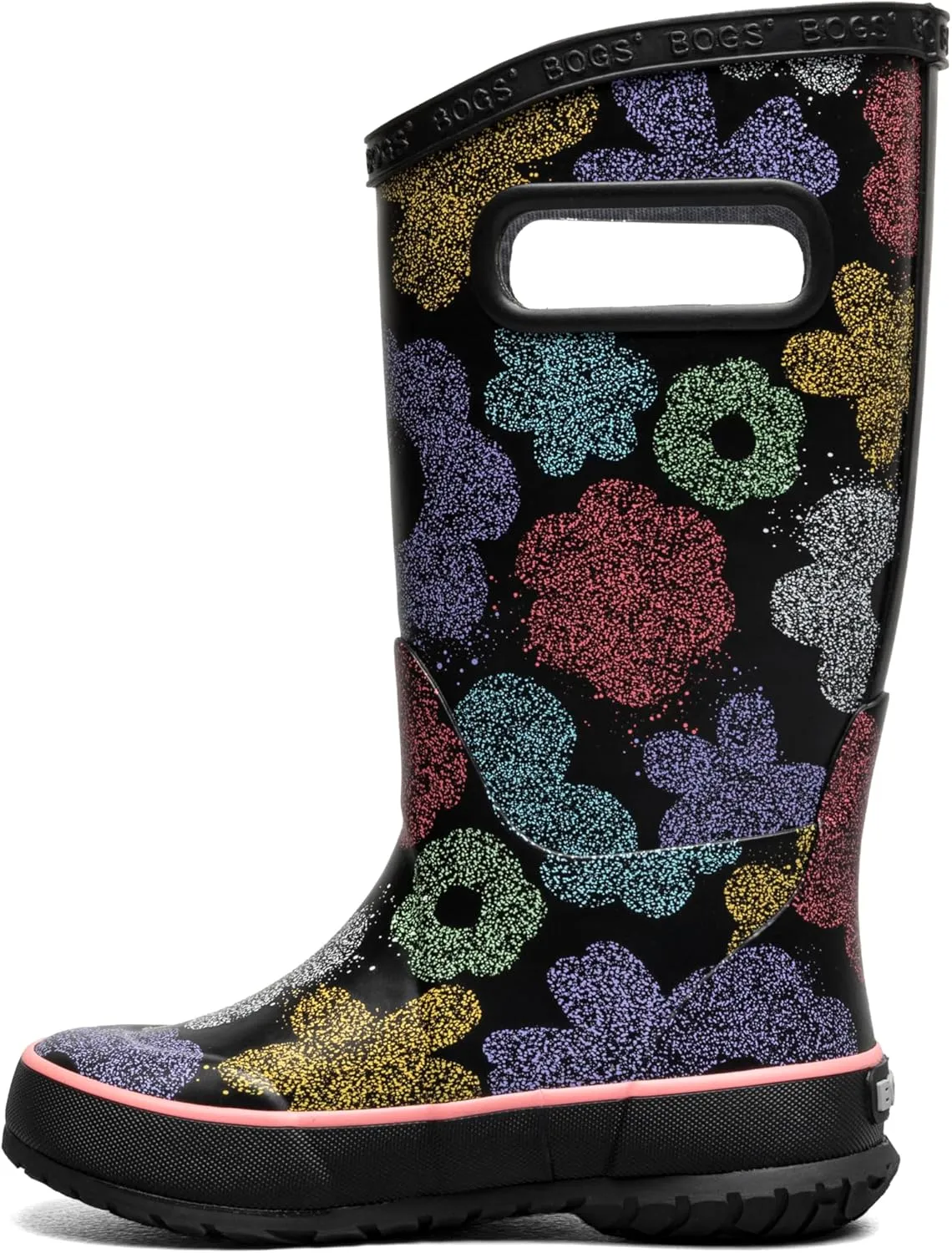 BOGS Rain Boots Airbrush Flowers (Toddler/Little Kid/Big Kid)