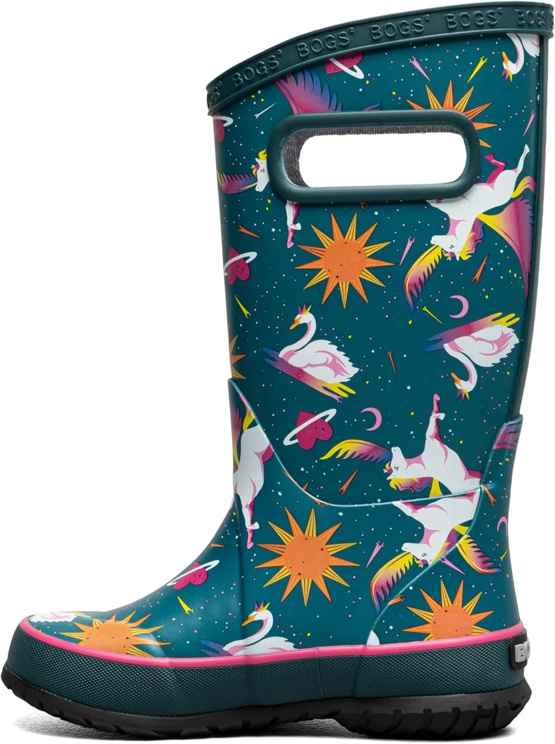 BOGS Rain Boots Unicorn Swan (Toddler/Little Kid/Big Kid)