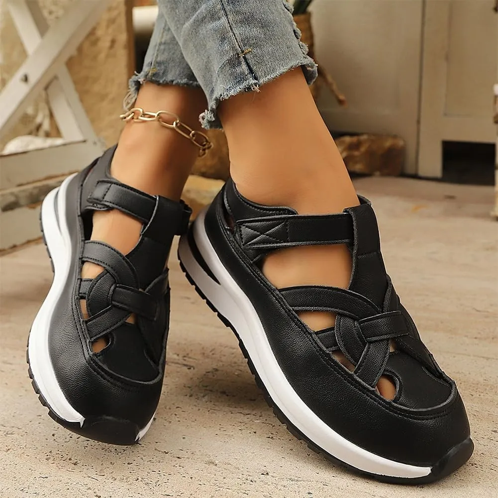 Bomre Shoes, Bomre Orthopedic Sandals, Closed Toe Platform Height-Boosting Sandals, Beach Boho Vacation