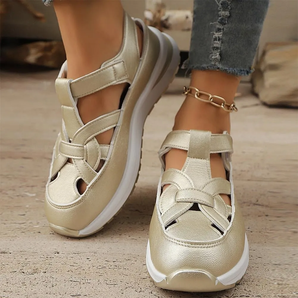 Bomre Shoes, Bomre Orthopedic Sandals, Closed Toe Platform Height-Boosting Sandals, Beach Boho Vacation